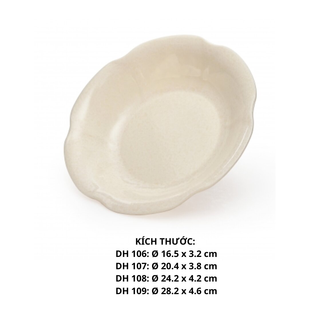 DH106 VD Dĩa DH 106  - VĐ Trắng - FTC
