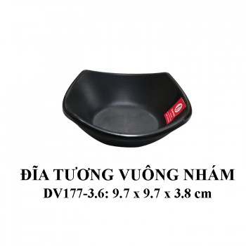 Dv177-3.6 Dĩa Tương Vuông Nhám 3.6 inch  (Đen) - Spw
