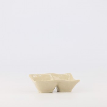 DV116-4.5 Dĩa tương 2 ngăn 4.5 inch  (Stone) - SPW