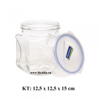Hũ Thủy Tinh Vuông 1500ML - IP591 - GL - NH