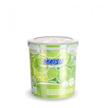 Hộp thực phẩm tròn Matsu 2000ml - 0460 - DT