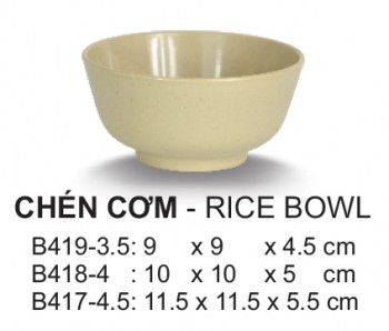 B419-3.5 Chén Soup 3.5 (Nâu Đá) -  SPW