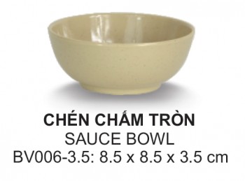 BV006-3.5 Chén Chấm 3.5 (Nâu Đá) -  SPW