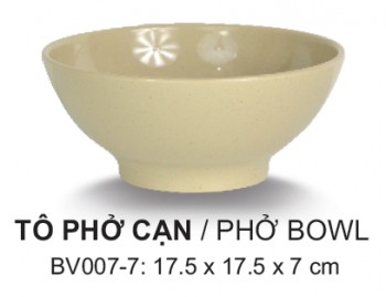 BV007-7 Tô Phở Cạn 7 (Nâu Đá) -  SPW