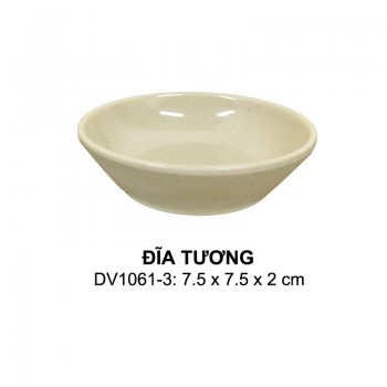 D110-3/DV1061 Dĩa Tương Nông 3  (Nâu Đá) -  SPW