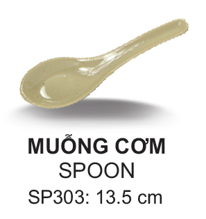 SP303 Muỗng Cơm (Nâu Đá) -  SPW
