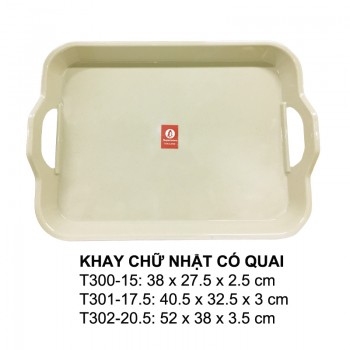 T300-15 Khay Vuông 15 (Nâu Đá) -  SPW