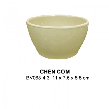 BV068-4.3 Chén Cơm 4.3 (Nâu Đá) -  SPW
