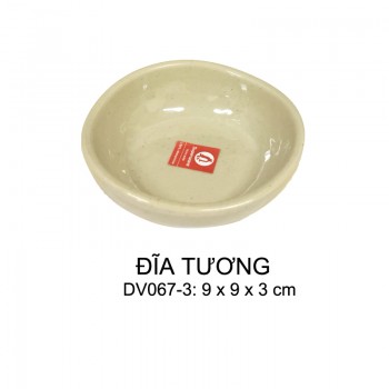 DV067-3 Dĩa Tương (Nâu Đá) -  SPW