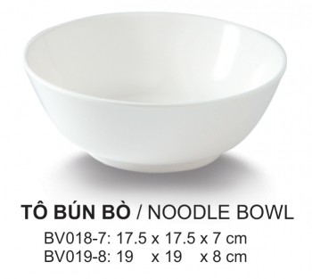 Bv018-7 Tô Phở 7 (Trắng Trơn) -  Spw