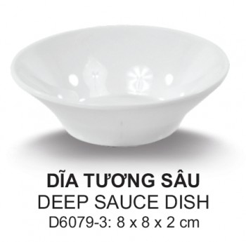 DV6079-3 Dĩa tương 3 (White) - SPW DV6079-3 Dĩa tương 3 (White) - SPW