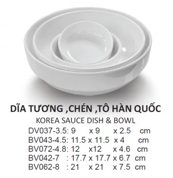 Dv037-3.5 Dĩa Tương Hàn Quốc 3.5 (Trắng Trơn) -  Spw