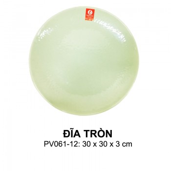 Pv061-12 Đĩa Tròn 12(Xanh Đá) - Spw