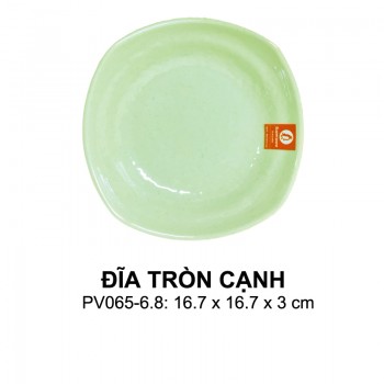 Pv065-6.8 Đĩa Tròn Cạnh 6.8(Xanh Đá) - Spw