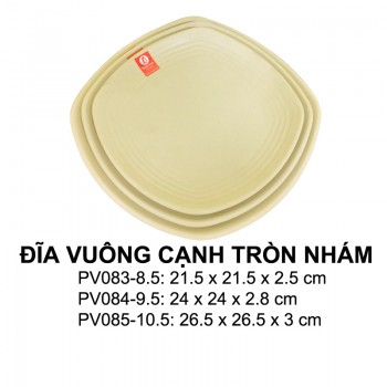 PV084-9.5 Dĩa vuông nhám 9.5