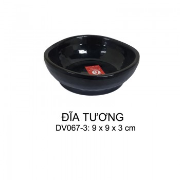 DV067-3 Dĩa tương kiểu Hàn 3 (Black) - SPW
