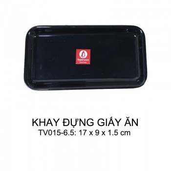 TV015-6.5 Khay khăn mặt 6.5 (Black) - SPW