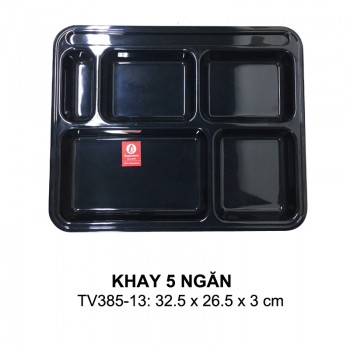 TV385-13 Khay 5 ngăn 13 (Black) - SPW