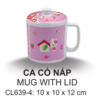 CL639-4 Ca nước có nắp 4 (Kitty pinky) - SPW
