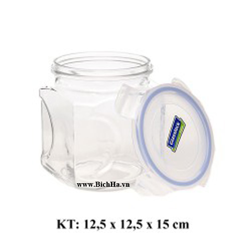 Hũ Thủy Tinh Vuông 1500ML - IP591 - GL - NH